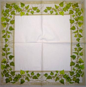 043 Plants - 4 ply - ppd - Handkerchief